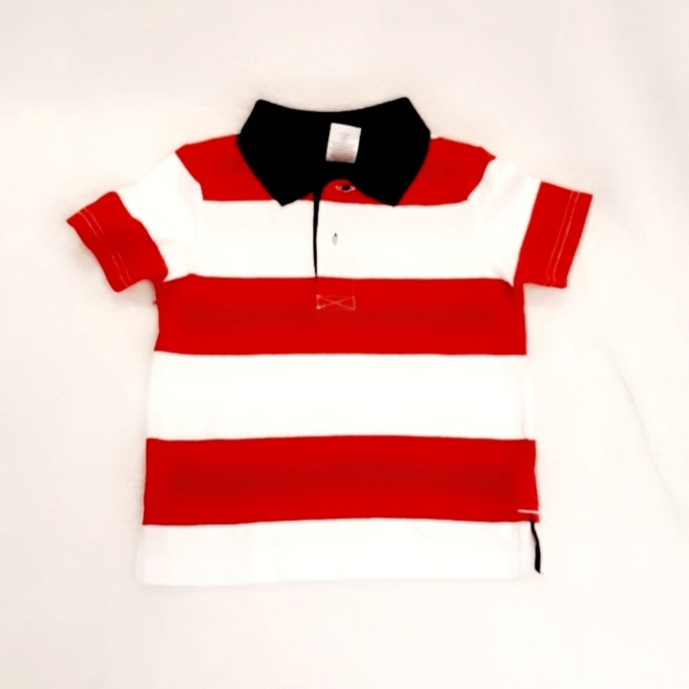 American Flag Boys Gymboree Cotton Polo SZ 18mo.